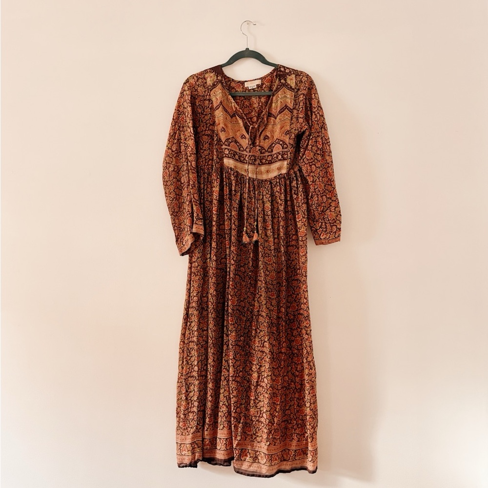 ALL ABOUT AUD Floral Midi Prarie Dress M